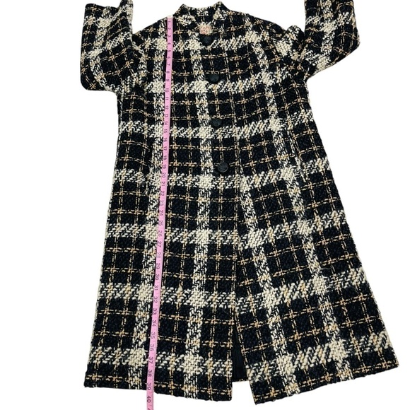 Vintage Peck & Peck Women’s Scottish Fabric Heavyweight Tweed Button Down Coat - Picture 13 of 16